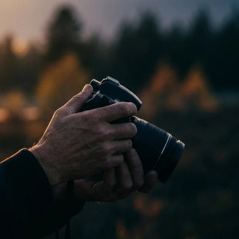 Photographer Iulian working calmly during a wedding session