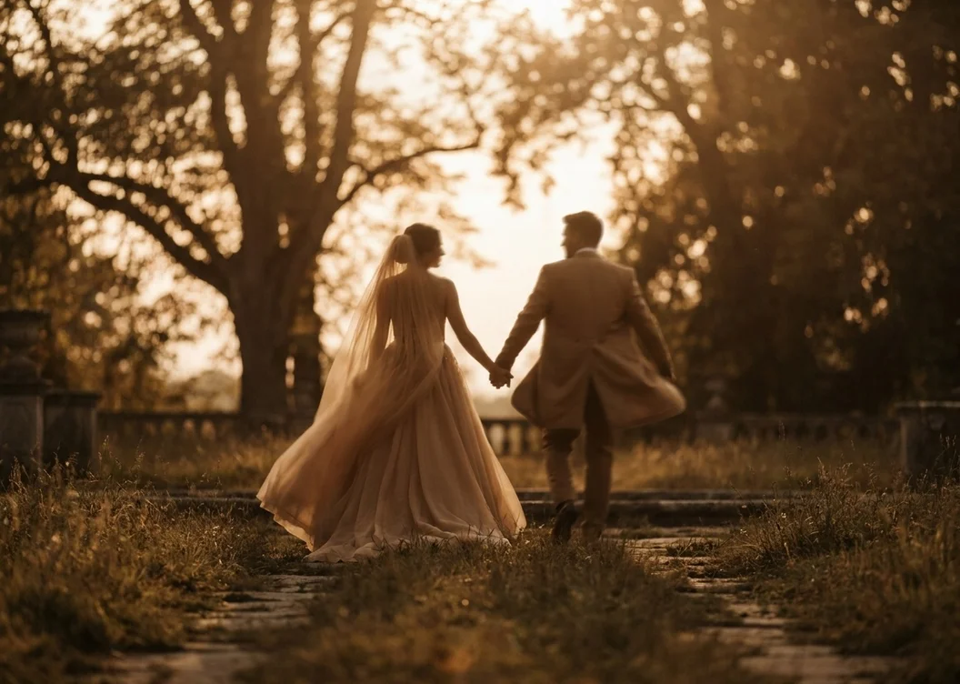 Elegant wedding moment captured in natural light with a calm and refined photography style